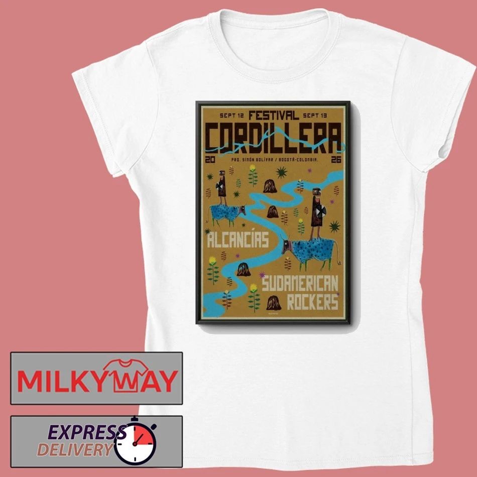 LIMITED Festival Cordillera Sep 13 2026 Bogotá, Colombia Poster show shirt