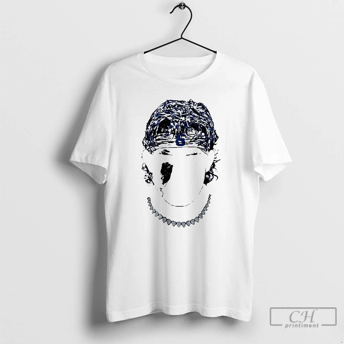 Classic Jaxson Dart Face Silhouette New York Giants T Shirts