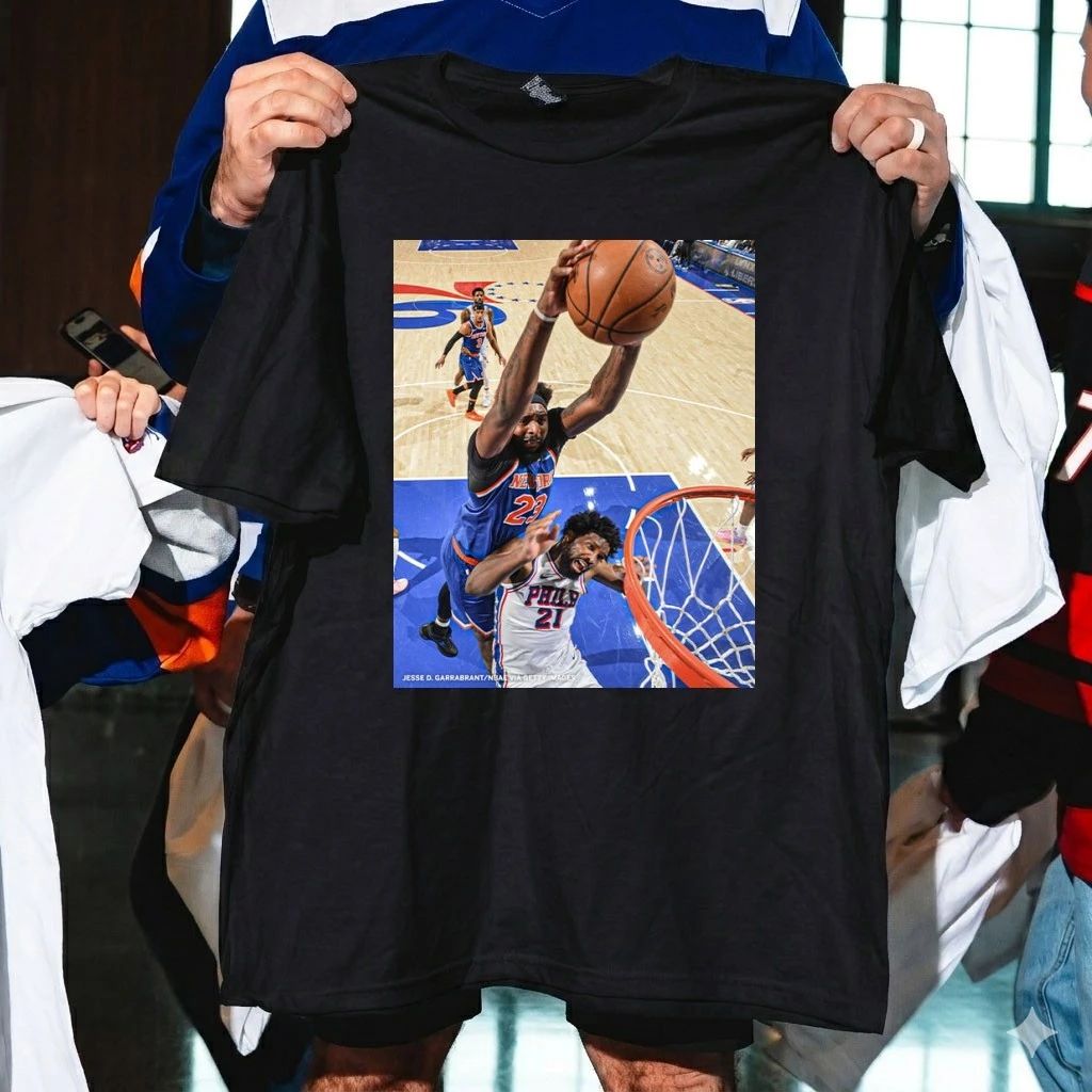 Mitchell Robinson Puts Joel Embiid An A POSTER Shirt