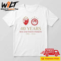 FK Crvena zvezda x Olympiacos FC 40 Years of Red & White Passion Anniversary Shirt Two Sided