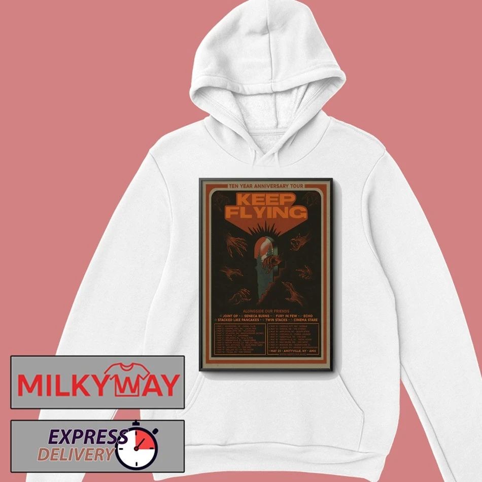 Keep Flying Ten Year Anniversary Tour 2026 Poster shirt