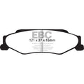 EBC 03-04 Cadillac XLR 4.6 Yellowstuff Rear Brake Pads