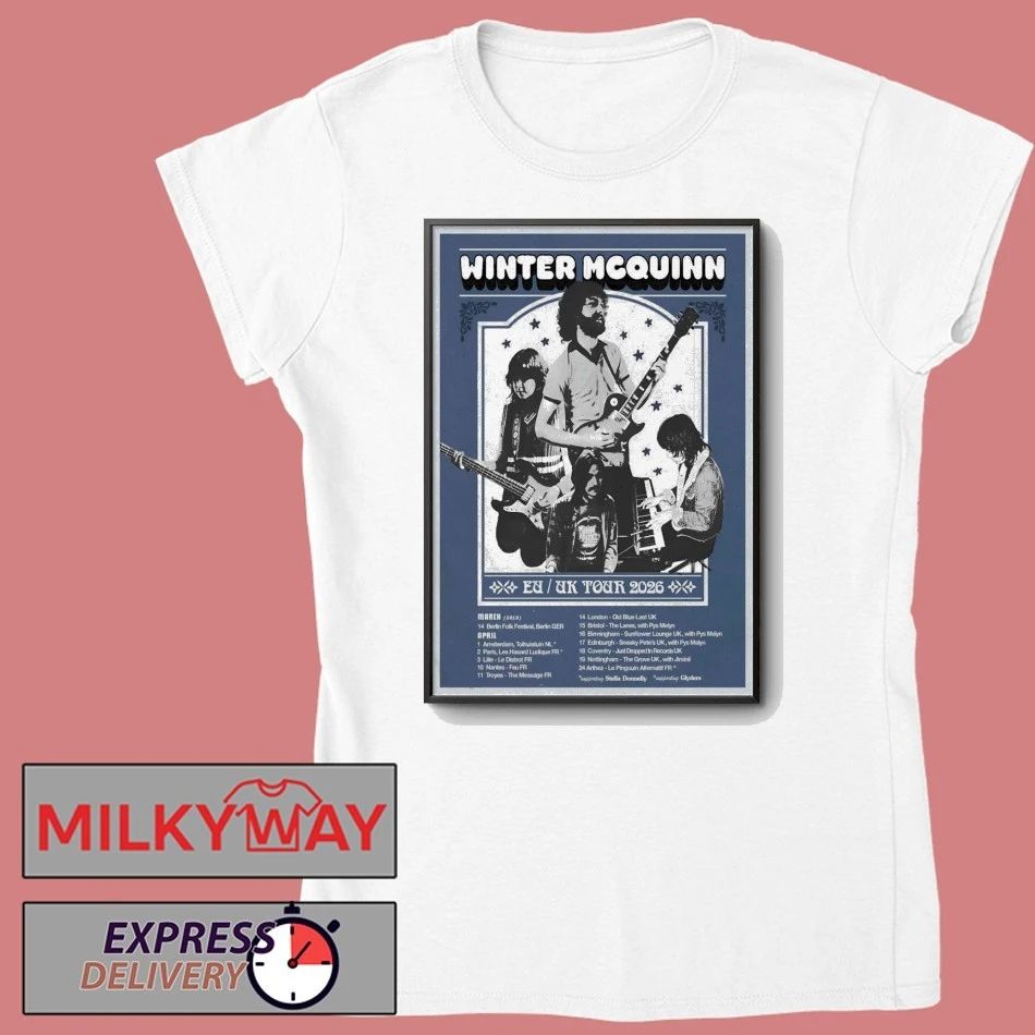 Winter McQuinn 2026 Tour EU-UK Poster shirt