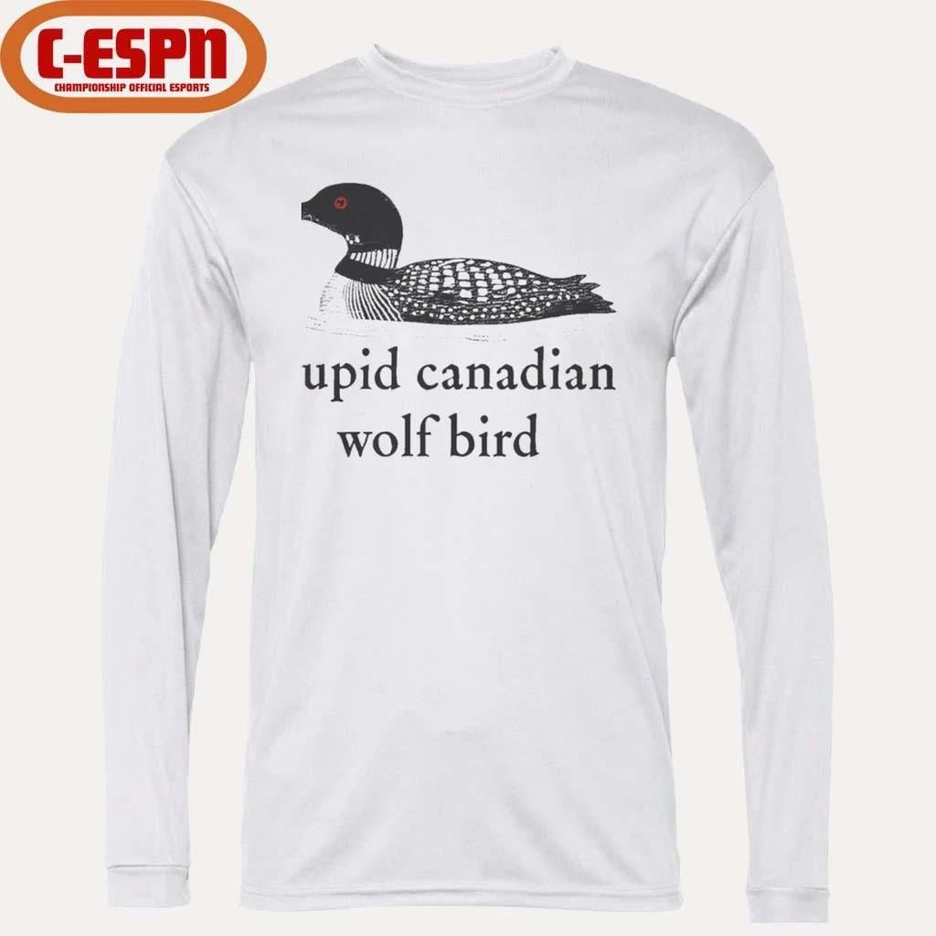 Stupid Canadian Wolf Bird Shirt