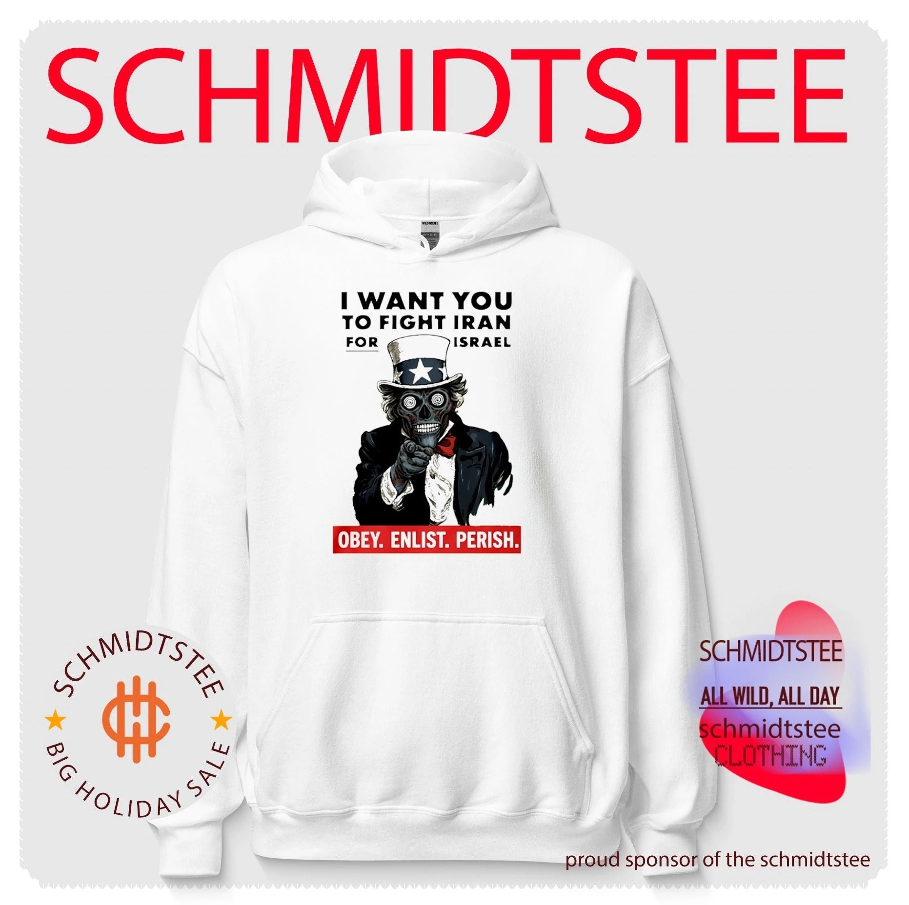 I Want You To Fight Iran For Israel Uncle Sam Skull 2026 shirt
