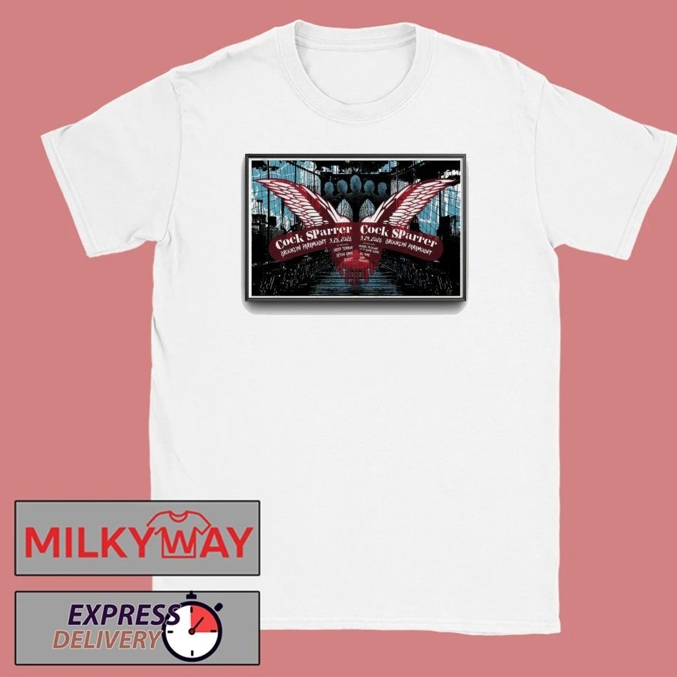 Cock Sparrer Tour 2026 Brooklyn Paramount Poster shirt