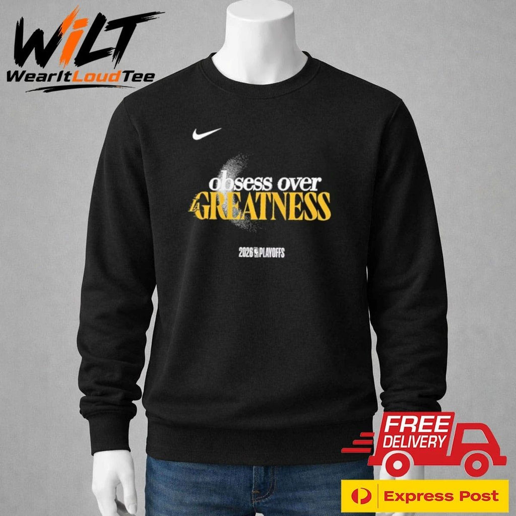 Obsess Over Greatness Los Angeles Lakers 2026 NBA Playoffs Shirt