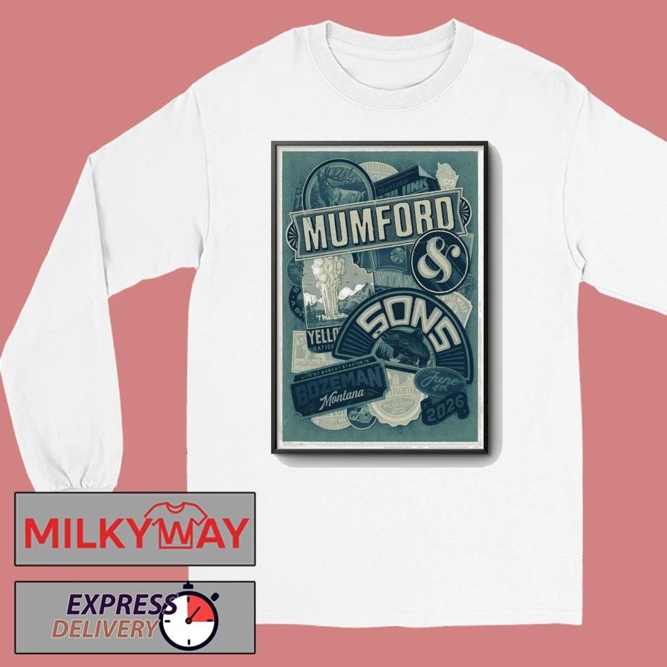 Mumford And Sons In Bozeman Montana On June 4 2026 Poster shirt