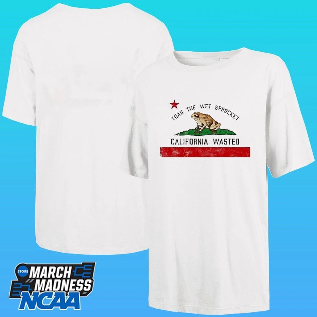 Toad The Wet Sprocket California Wasted Flag Parody Shirt