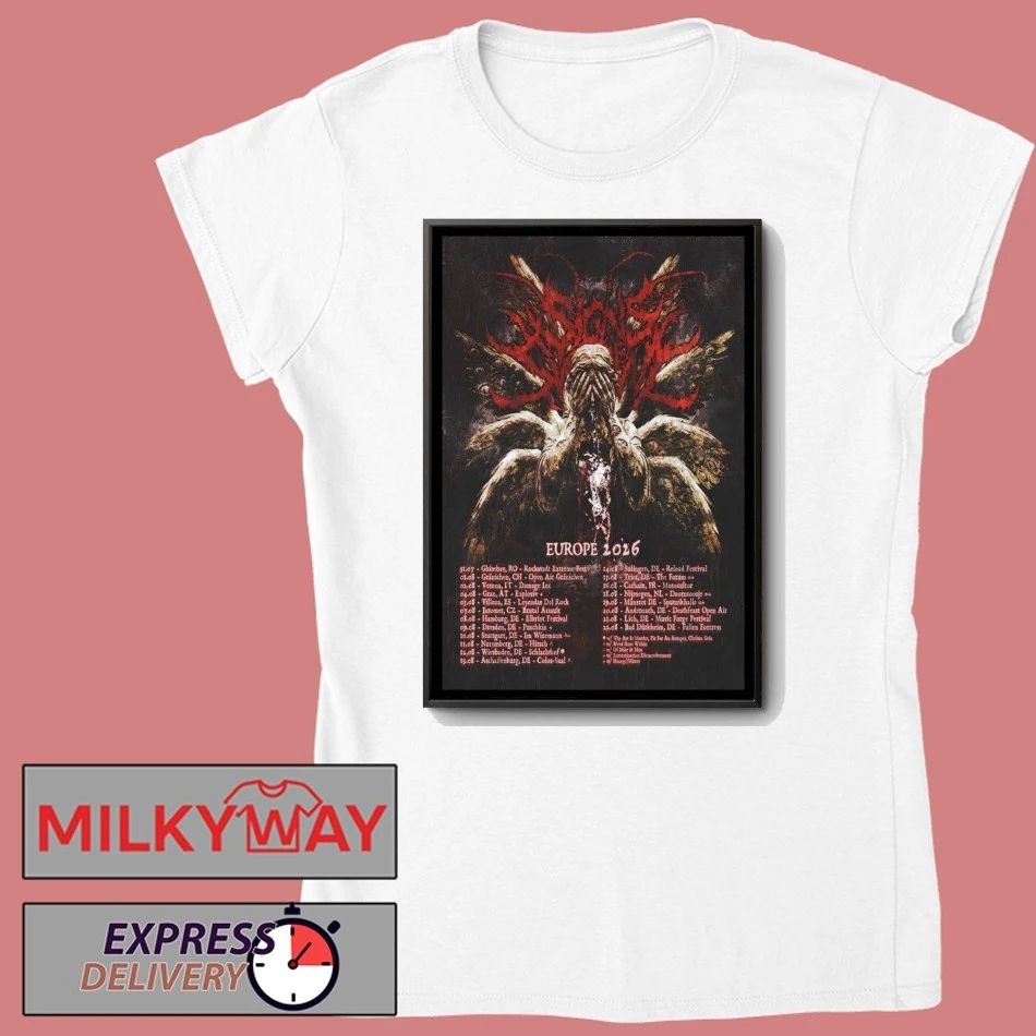 Signs Of The Swarm Europe Tour 26 Poster shirt