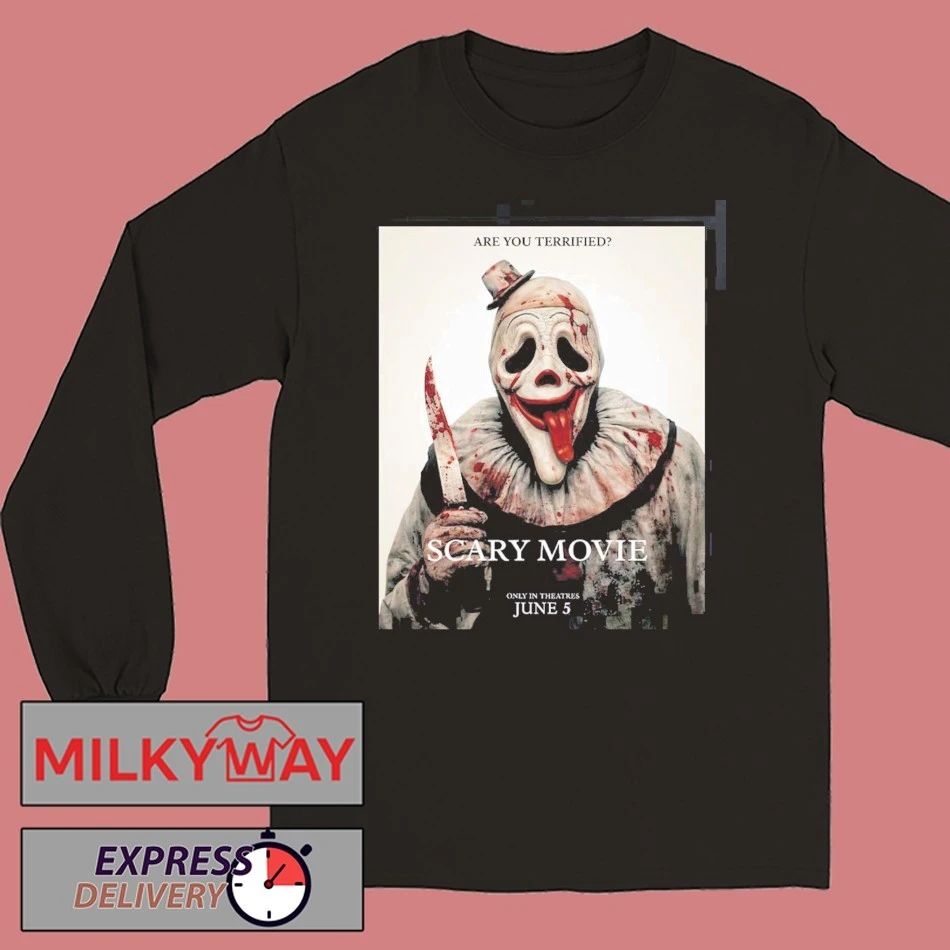 Scary Movie 6 Funny Art the Clown Are You Terrified Variant T-Shirt