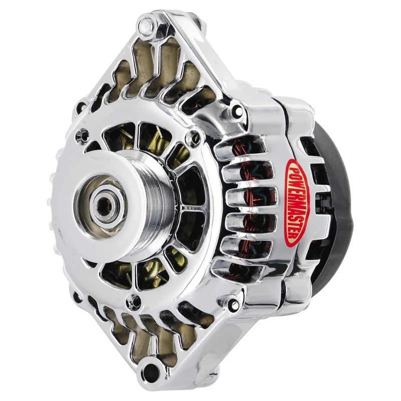 Powermaster 182071 GM CS130D Style Alternator 120 Amp Chrome