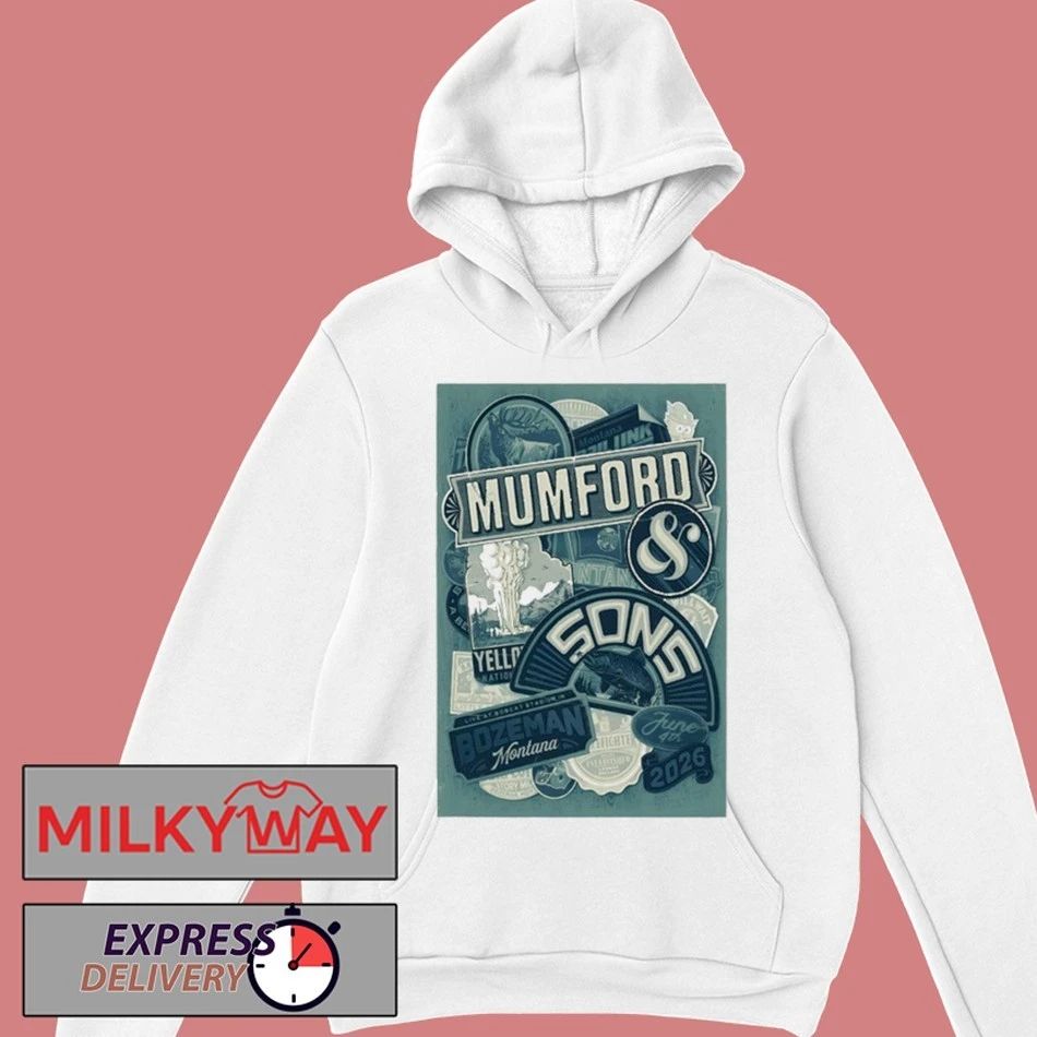 Mumford And Sons In Bozeman MT On June 4 2026 Tour shirt