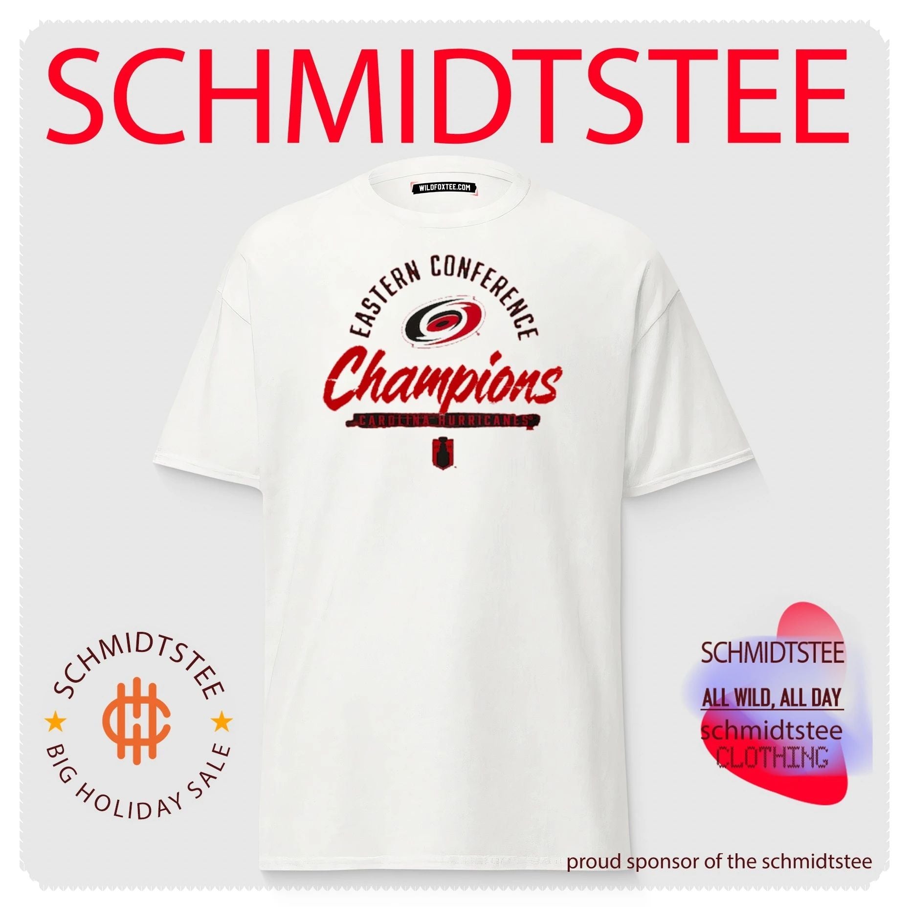 2026 NHL Eastern Conference Champions Carolina Hurricanes logo shirt