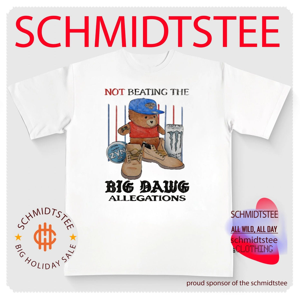 Not Beating the Knicks Big Dawg Allegations Bear shirt