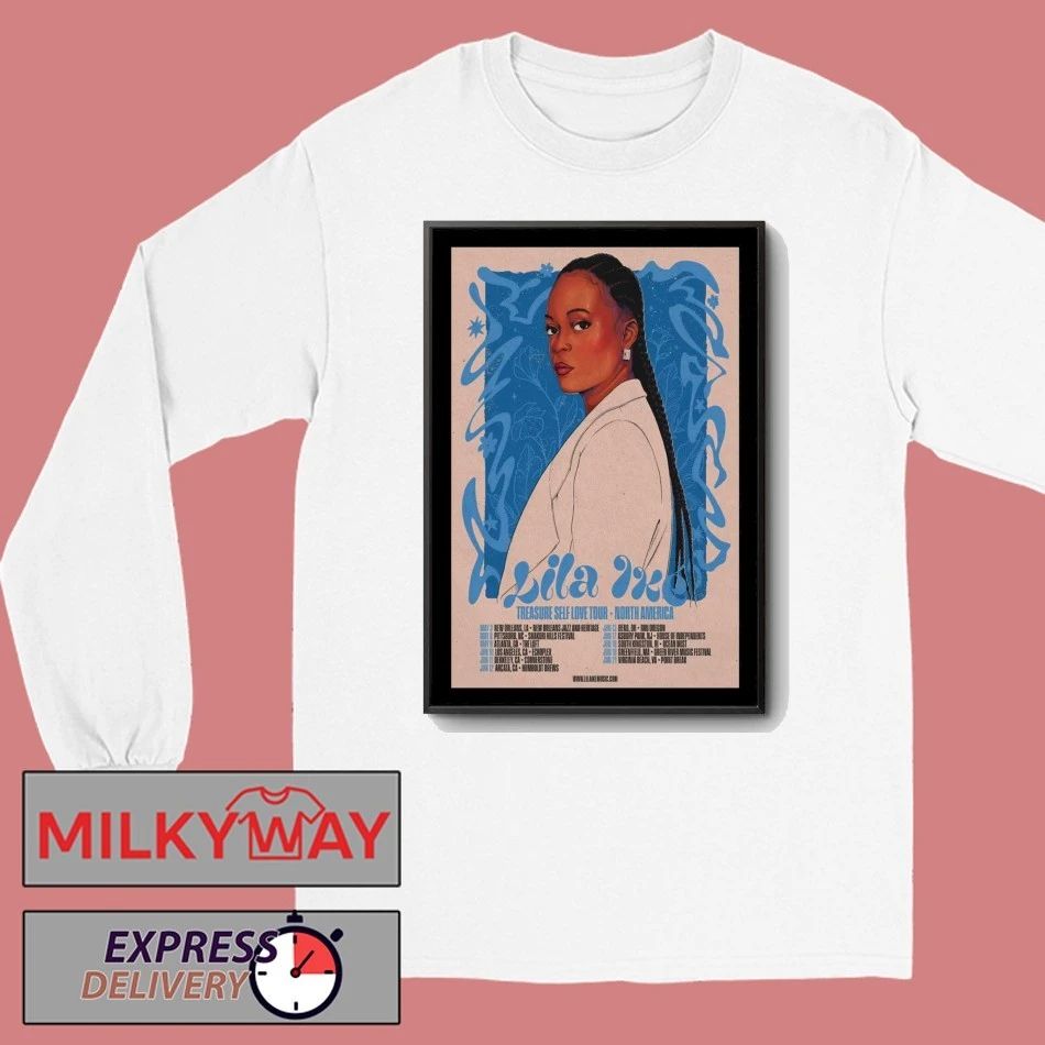 Lila Ike Treasure Self Love Tour Concert Poster shirt