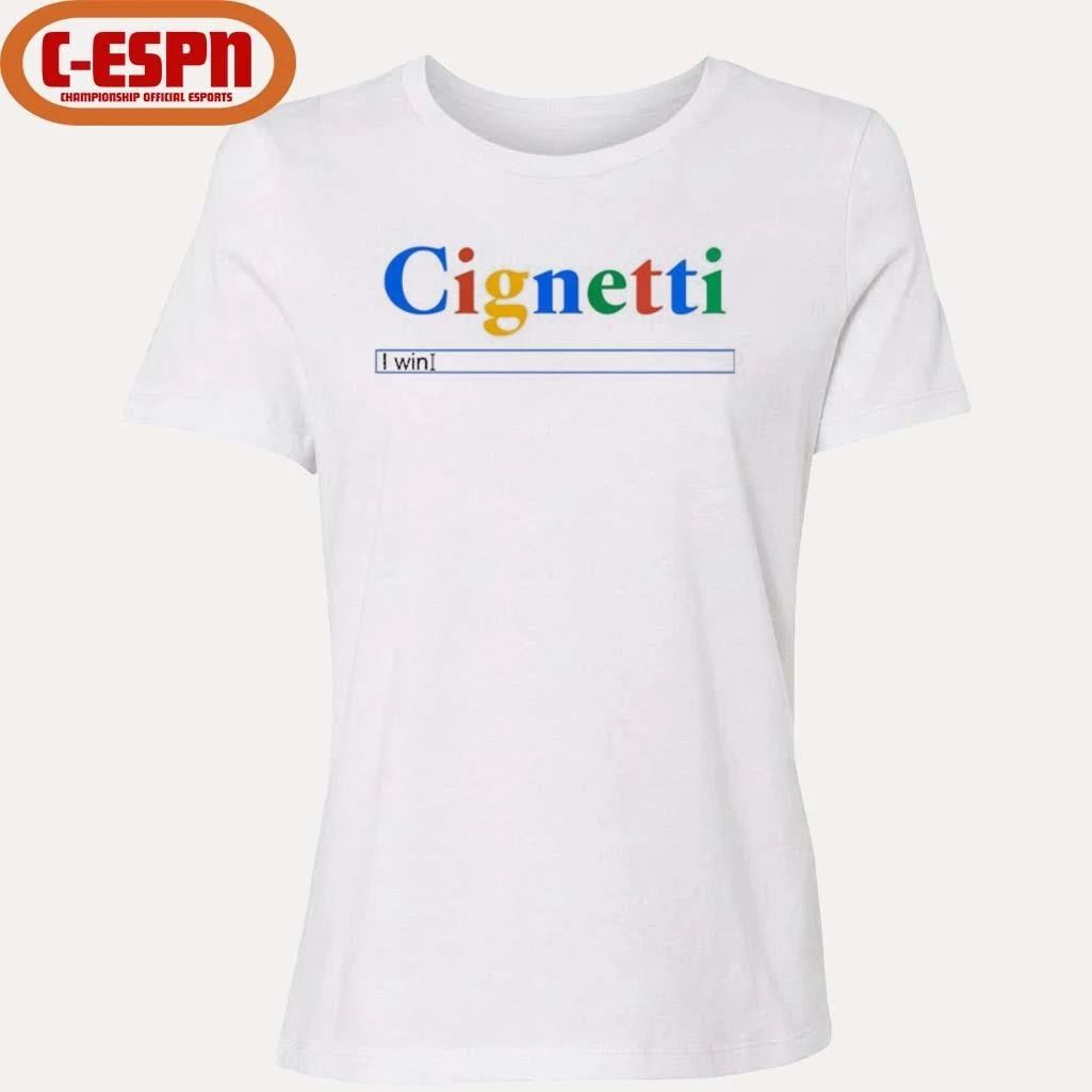 Curt Cignetti I Win Search Bar Shirt