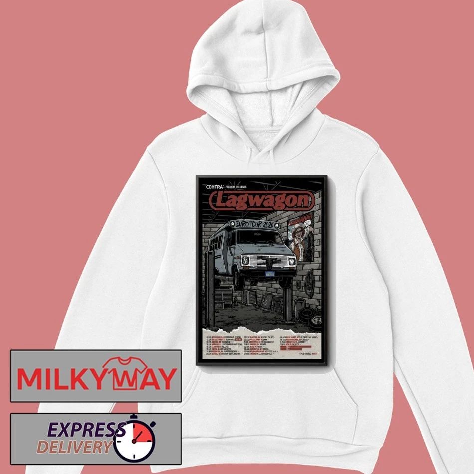Lagwagon Tour European 2026 Poster shirt