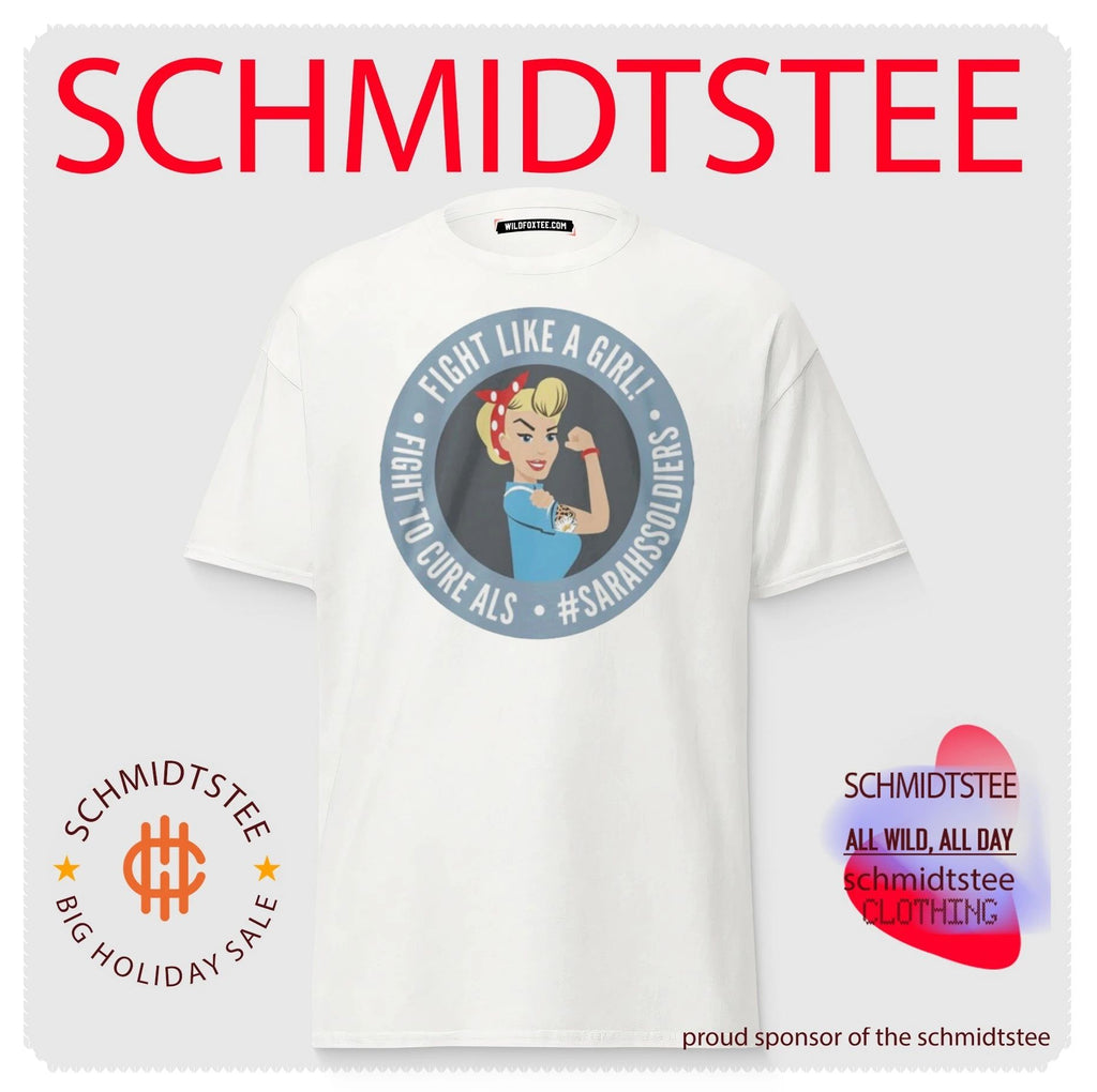 Fight Like A Girl Fight To Cure Als Sarah Soldiers shirt