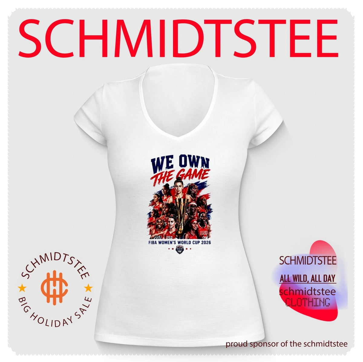USA Women’s Basketball FIBA World Cup Champions 2026 We own the game shirt