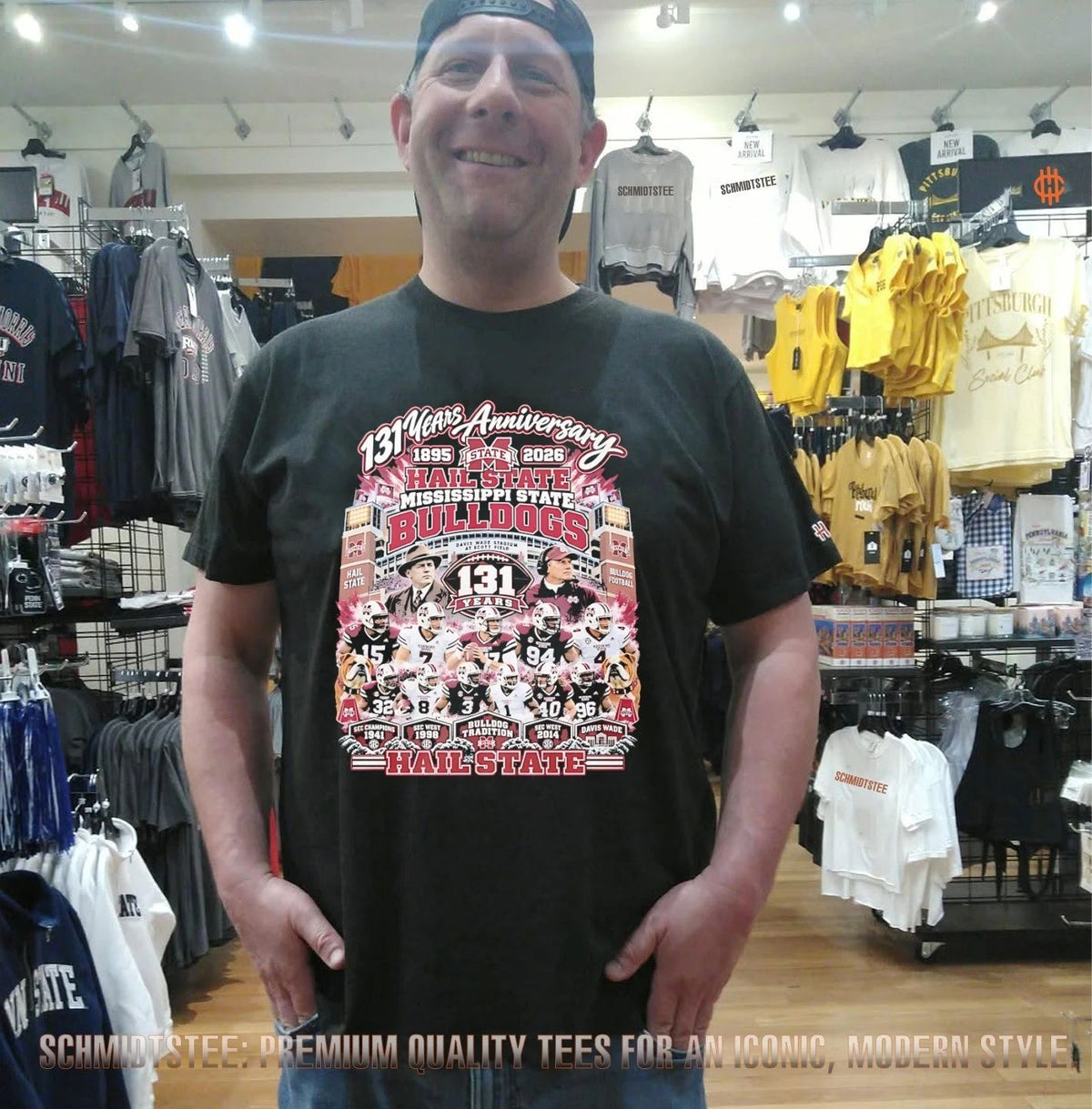 Mississippi State Bulldogs 131 years Anniversary 1895-2026 Hail State shirt