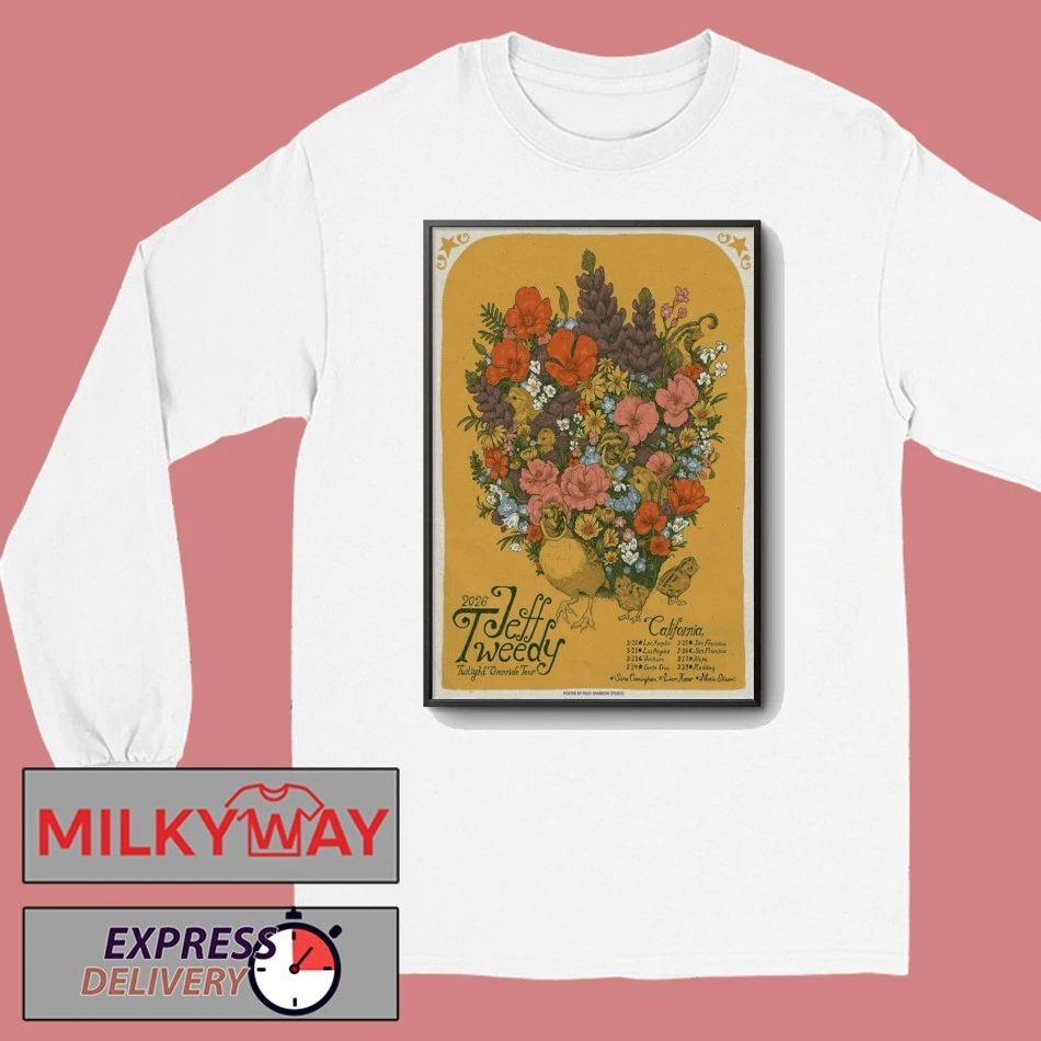 Mar 24 2026 Jeff Tweedy Poster Santa Cruz shirt