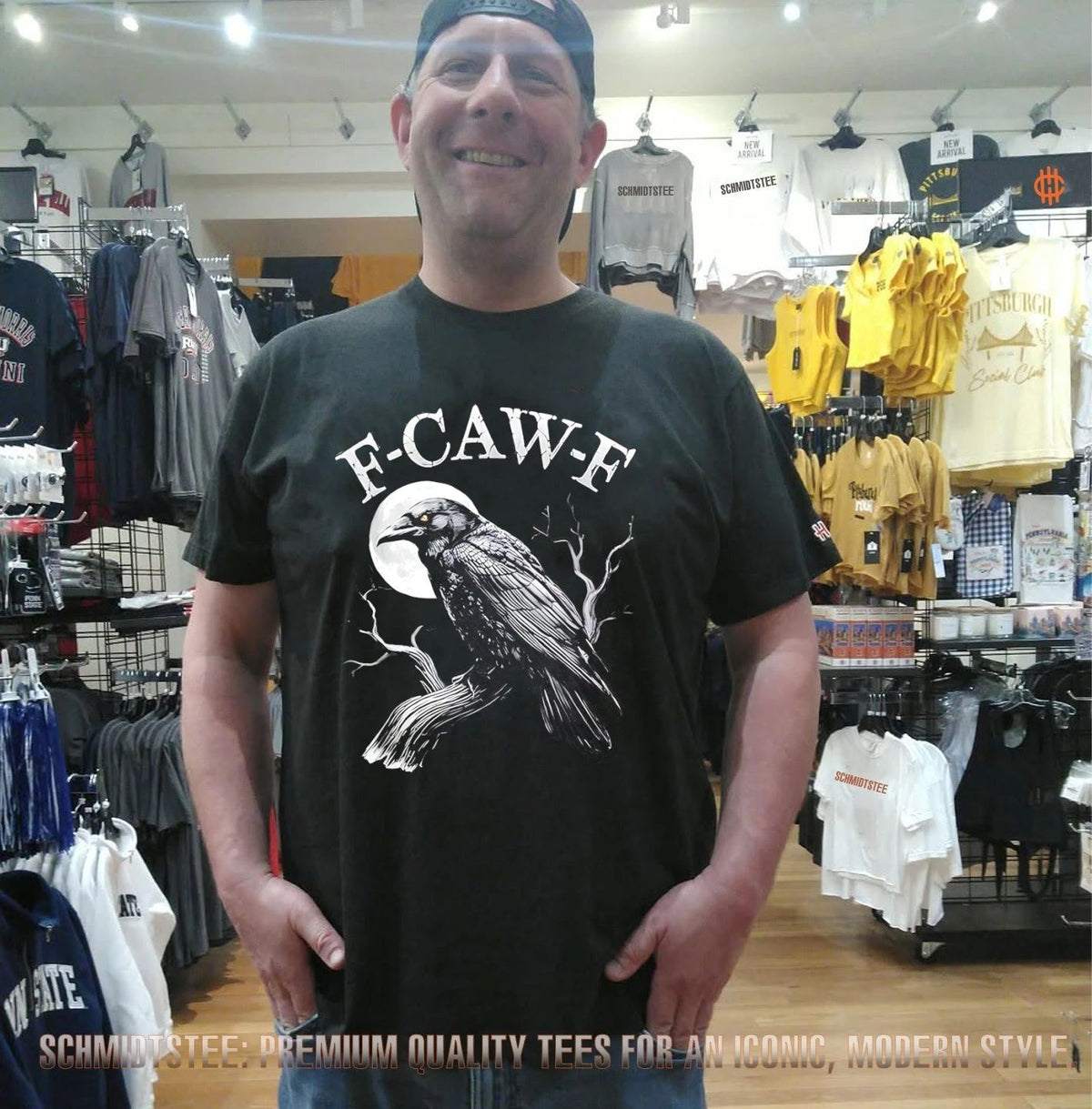 F-Caw-F Crow Halloween 2026 illustration shirt