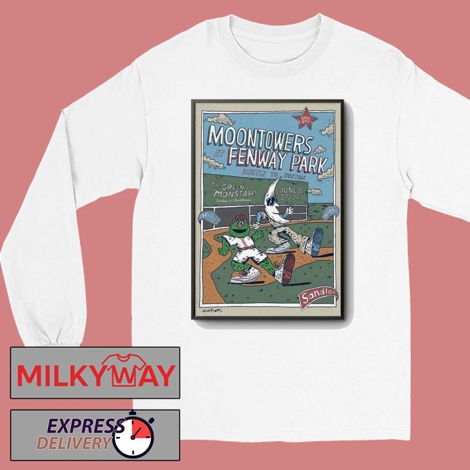 Moontowers Fenway Park, Boston Jun 8, 2026 Poster shirt