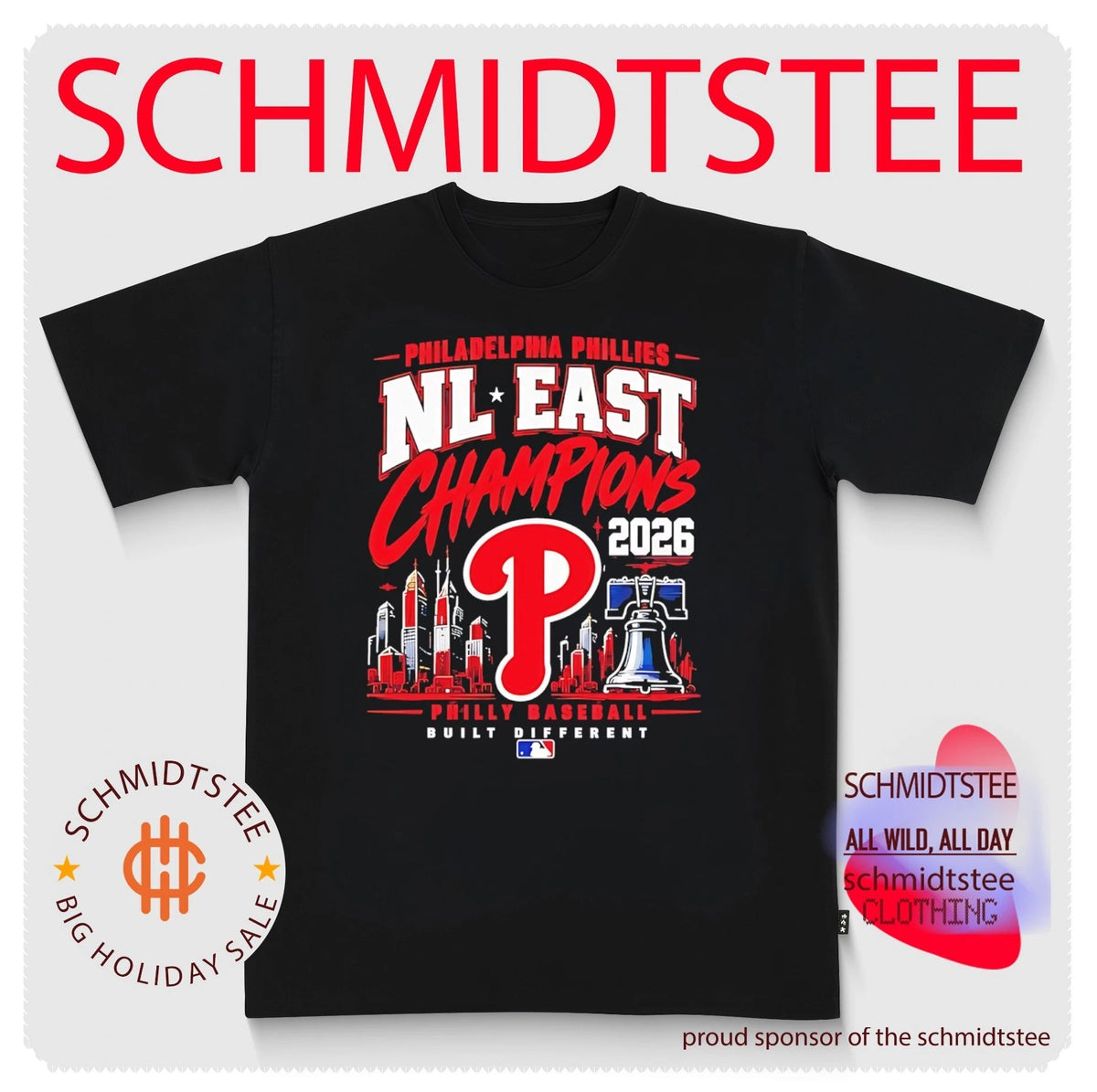 Philadelphia Phillies 2026 NL East Champions Philly Baseball Built Different shirt