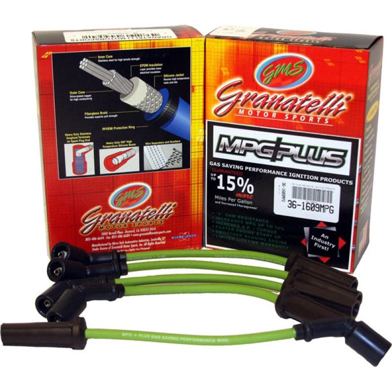 Granatelli 93-95 Chevrolet Cavalier 4Cyl 2.2L MPG Plus Ignition Wires
