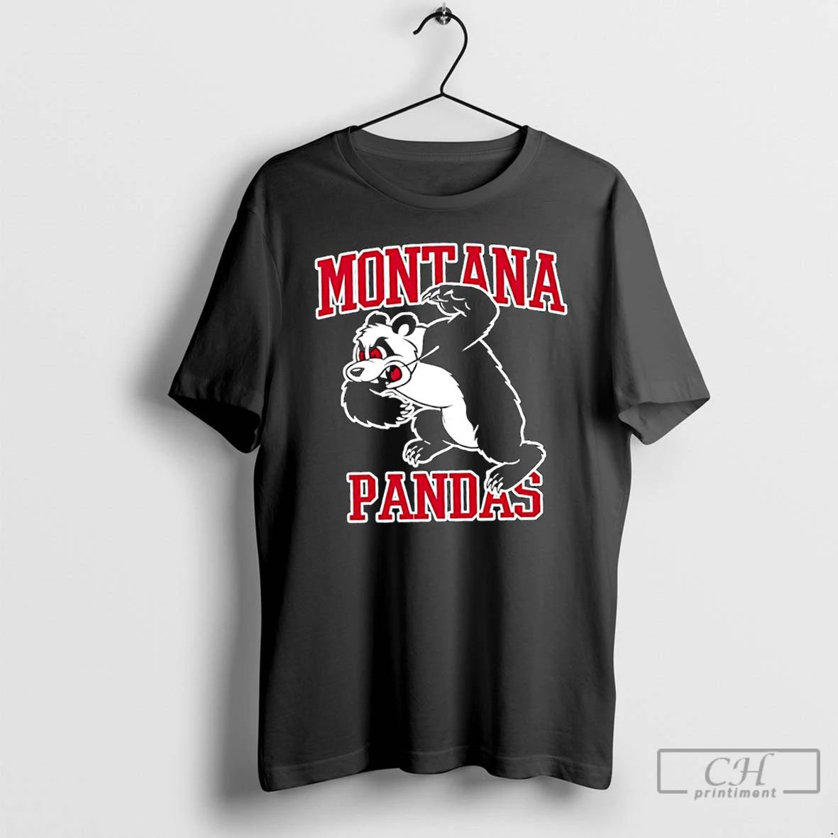 Classic Montana Pandas Youth Football Logo T Shirts