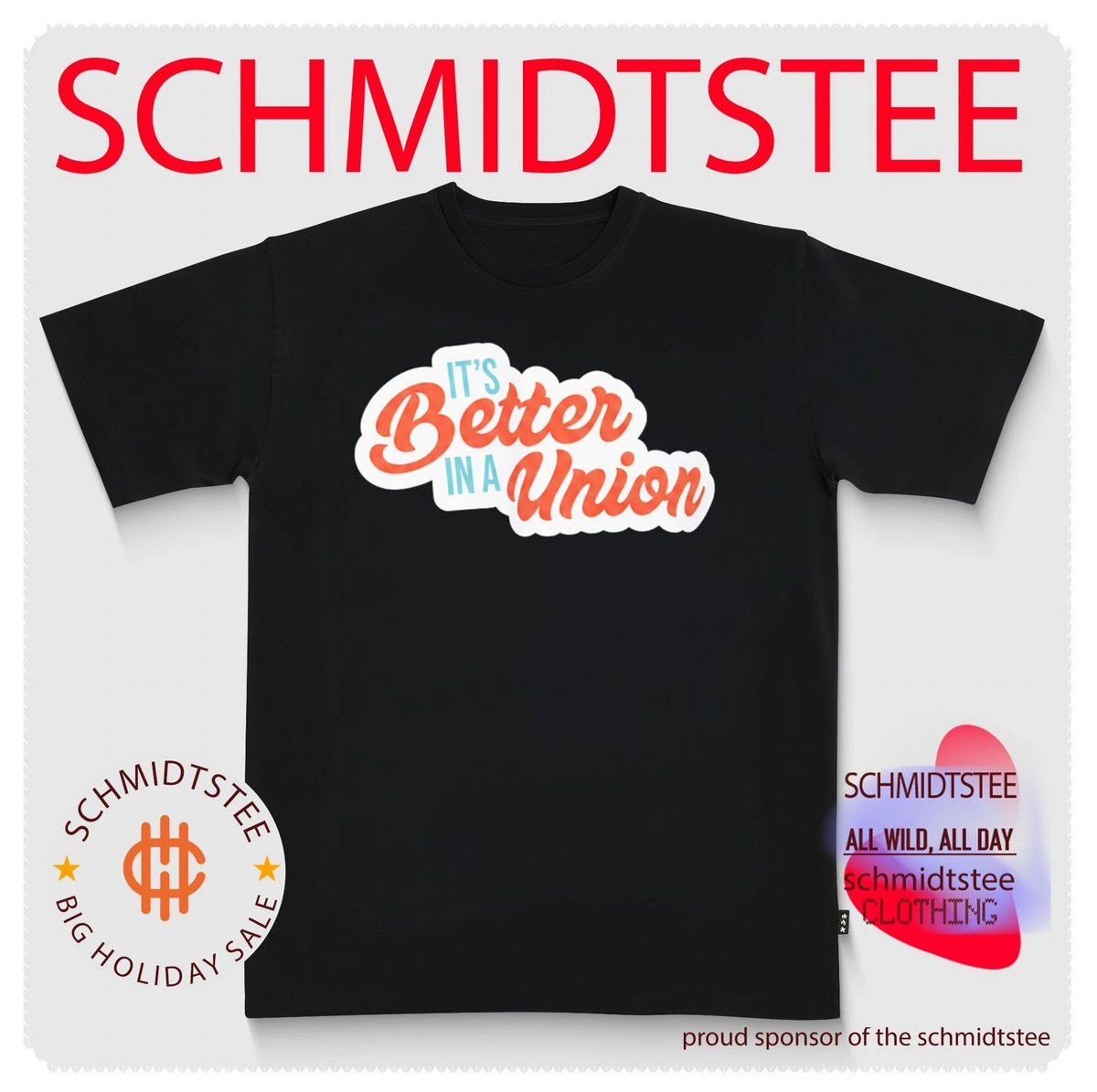 David Crowley With It’s Better In A Union shirt