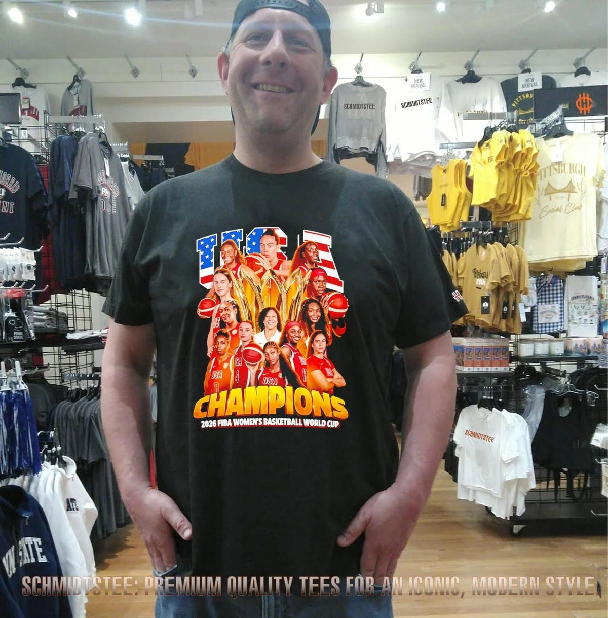 USA 2026 FIBA Women’s Basketball World Cup Champions all team graphic shirt