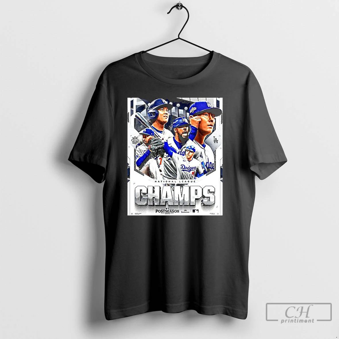 Classic Los Angeles Dodgers Mlb National League 2025 Champs T Shirts