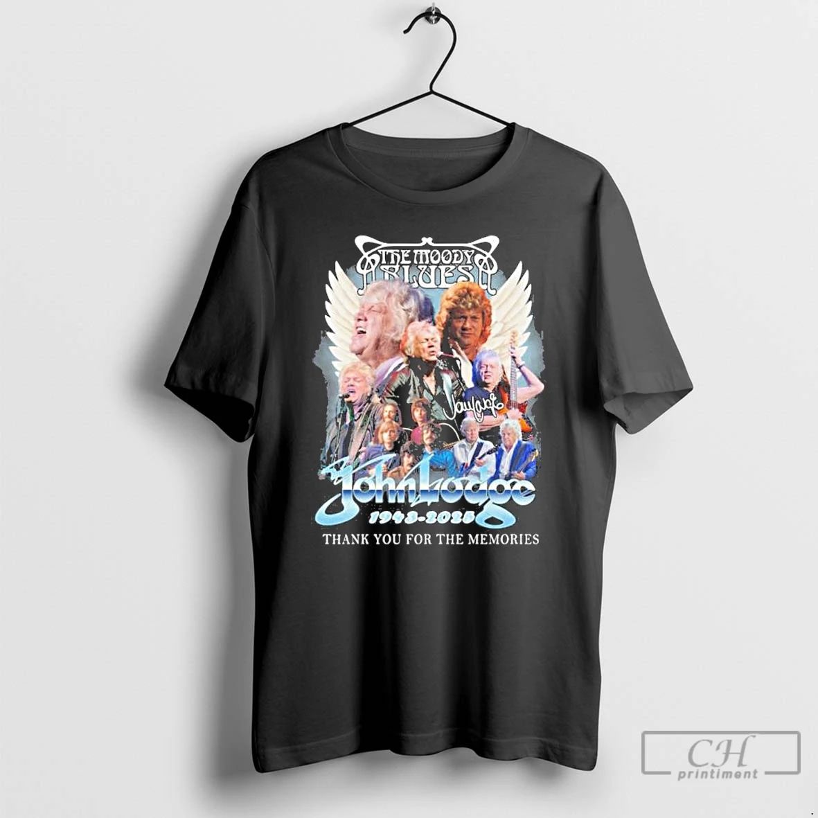 Classic John Lodge The Moody Blues 1948 2025 Thank You For The Memories T Shirts