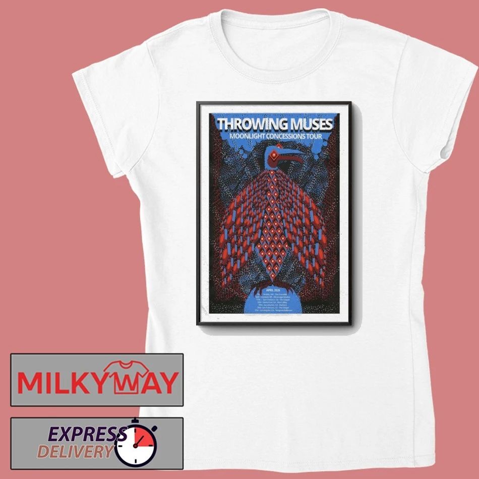 Poster Throwing Muses Moonlight Concessions Tour 2026 shirt