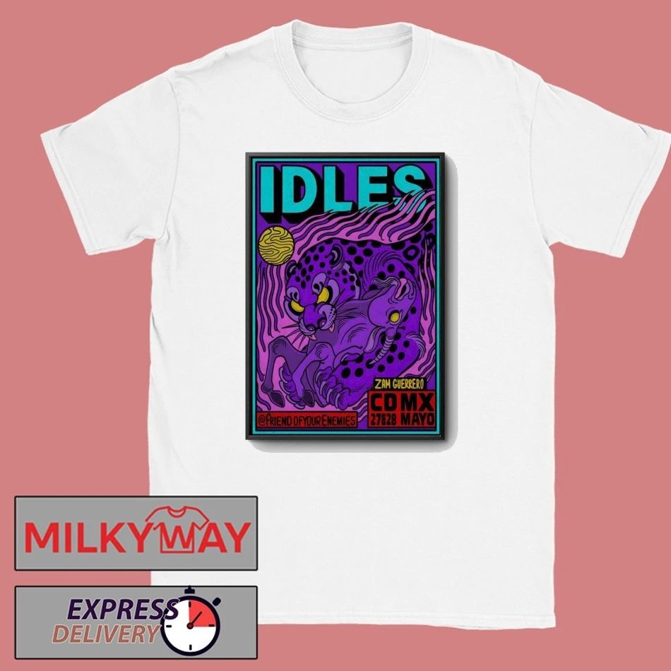 LIMITED Poster Idles Mexico Tour May 27 & 28 2026 shirt