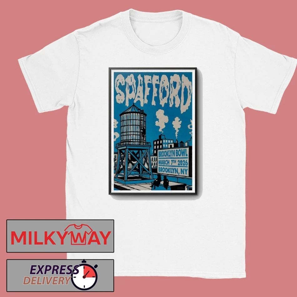Spafford Brooklyn NY Poster Mar 7 2026 shirt