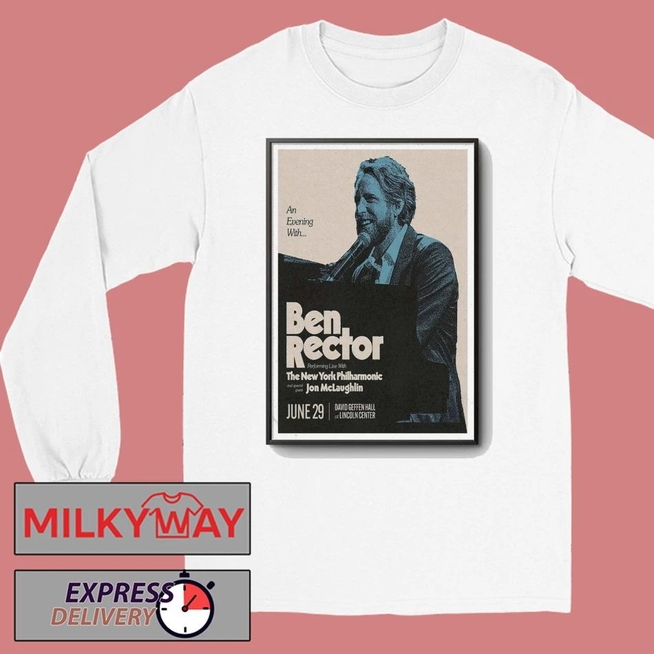June 29 2026 Poster Tour Ben Rector New York Philharmonic shirt