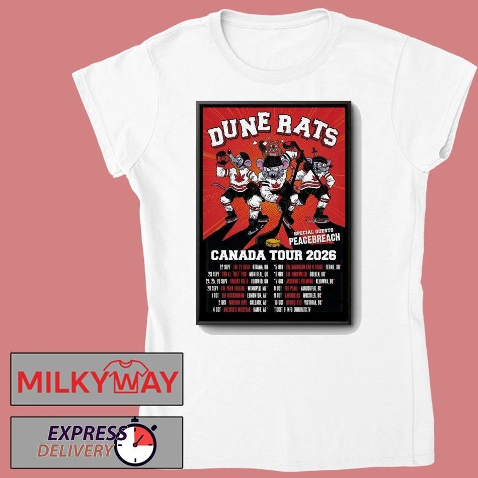 Dune Rats Canada Tour 26 Poster shirt
