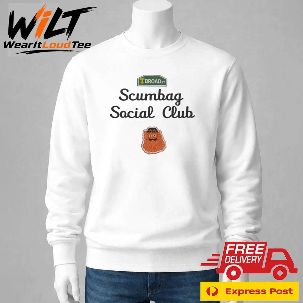Broad Street Scumbag Social Club Flyer Shirt