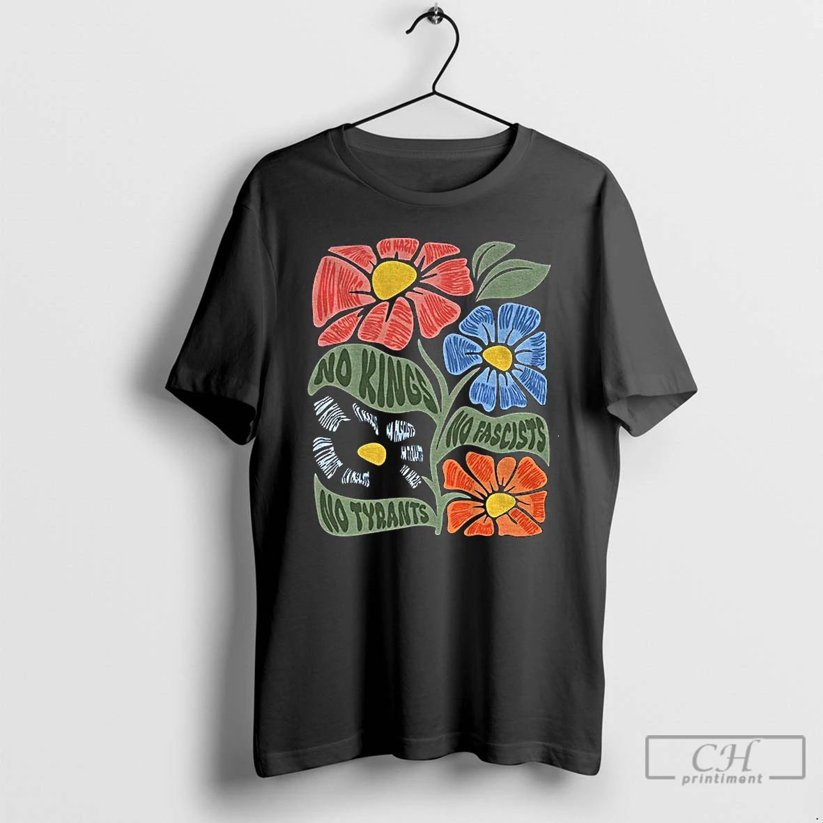 Classic No Kings No Fascists No Tyrants No Nazis Anti Trump Since 1776 T Shirts