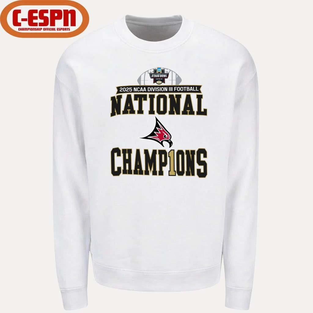 UW-River Falls 2025 NCAA DIII Football National Champions T-Shirt