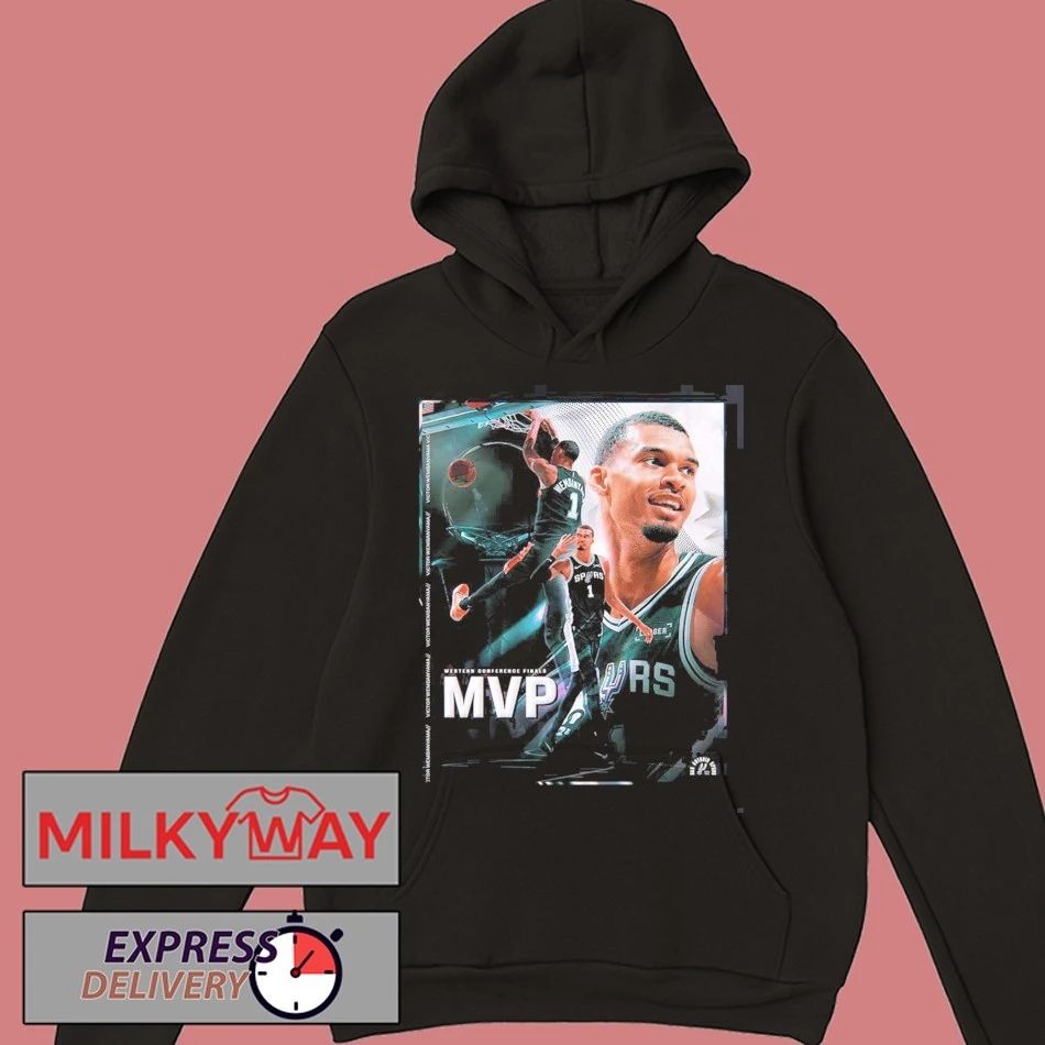 Victor Wembanyama San Antonio Spurs 2026 NBA Western Conference Finals MVP T-Shirt