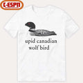 Stupid Canadian Wolf Bird Shirt
