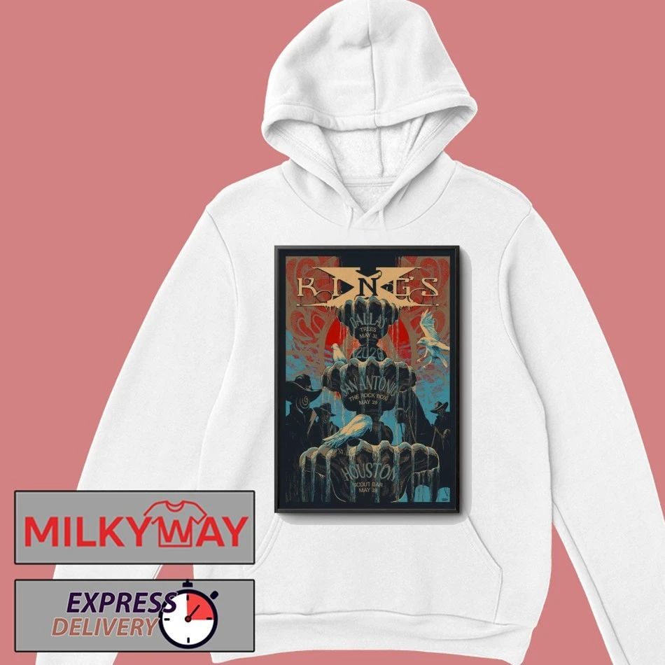 LIMITED King’s X May 29 2026 TOUR San Antonio Poster shirt