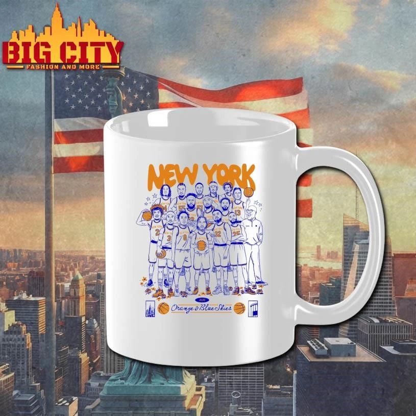 The New York Brotherhood Orange and Blue Skies Shirt