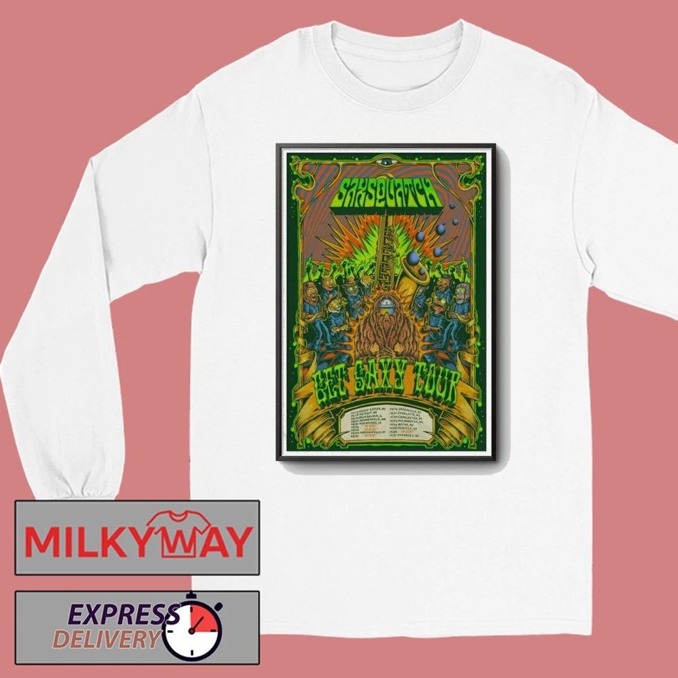 Poster LIMITED 2026 Saxsquatch Get Saxy Tour shirt