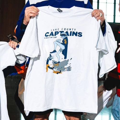 2026 Lake County Captains Vs Beloit Sky Carp Shirt