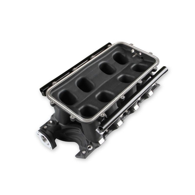 Holley EFI 8.2″ SBF Ford Hi-Ram EFI Manifold Base-Black
